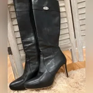 Coach Shoes Coach Grace Leather Boots Poshmark